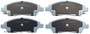 Beck/Arnley Disc Brake Pad Set P/N:085-1962