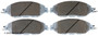 Disc Brake Pad Set fits 2013-2019 Nissan Pathfinder Murano  BECK/ARNLEY