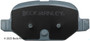 Beck/Arnley Disc Brake Pad Set P/N:085-1977