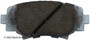 Beck/Arnley Disc Brake Pad Set P/N:085-1982