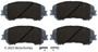 Disc Brake Pad Set fits 2014-2019 Nissan Rogue Rogue Sport  BECK/ARNLEY