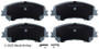 Disc Brake Pad Set fits 2014-2019 Nissan Rogue Rogue Sport  BECK/ARNLEY