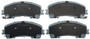Disc Brake Pad Set fits 2014-2019 Nissan Rogue  BECK/ARNLEY