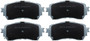 Beck/Arnley Disc Brake Pad Set P/N:085-1991