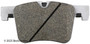 Beck/Arnley Disc Brake Pad Set P/N:085-2010
