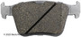 Beck/Arnley Disc Brake Pad Set P/N:085-2023