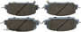 Beck/Arnley Disc Brake Pad Set P/N:085-2076