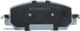 Beck/Arnley Disc Brake Pad Set P/N:085-2076