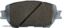 Beck/Arnley Disc Brake Pad Set P/N:085-6657