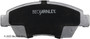 Beck/Arnley Disc Brake Pad Set P/N:085-6693
