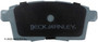 Beck/Arnley Disc Brake Pad Set P/N:085-6749