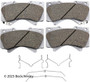 Beck/Arnley Disc Brake Pad Set P/N:085-6791