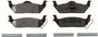 Disc Brake Pad Set-Fleet Metlok Semi-Metallic SDR Disc Brake Pad Bendix