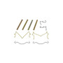 Carlson Disc Brake Hardware Kit P/N:13396