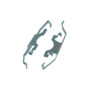 Carlson Disc Brake Hardware Kit P/N:13475