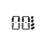 Carlson Disc Brake Hardware Kit P/N:H5838Q