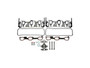 Engine Intake Manifold Gasket Se fits 1994-1996 Pontiac Grand Am Grand Prix  DOR
