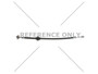 Centric Parts Brake Hydraulic Hose P/N:150.62227