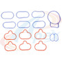 APEX Automobile Parts Inc Engine Intake Manifold Gasket Set P/N:AMS4833