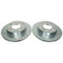 Disc Brake Rotor Set-Rear Drilled, Slotted and Zinc Plated Brake Rotor Pair