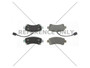 C-TEK Semi-Metallic Disc Brake Pad Sets fits 2014-2020 Ram ProMaster 1500,ProMas