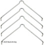 Disc Brake Hardware Kit fits 1993-1998 Toyota Supra  BECK/ARNLEY