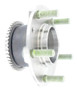 Wheel Bearing and Hub Assembly fits 2000-2002 Mazda 626  SKF (CHICAGO RAWHIDE)