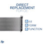 Spectra Premium Radiator P/N:CU2423