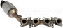 Dorman - OE Solutions Exhaust Manifold with Integrated Catalytic Converter P/N:673-114