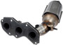 Dorman - OE Solutions Exhaust Manifold with Integrated Catalytic Converter P/N:673-751