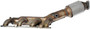 Exhaust Manifold with Integrated Catalytic Converter fits 2017-2019 Nissan Armad