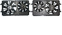 Agility Autoparts Dual Radiator and Condenser Fan Assembly P/N:6016125