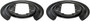 Dorman - OE Solutions Brake Backing Plate,Brake Dust Shield P/N:947-011