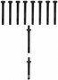 FEL-PRO Engine Cylinder Head Bolt Set P/N:ES 72733