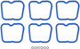 FEL-PRO Engine Valve Cover Gasket Set P/N:VS 50396 R-1