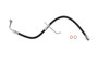 Sunsong Brake Hydraulic Hose P/N:2201806