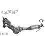 Catalytic Converter with Integrated Exhaust Manifold