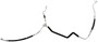 Four Seasons A/C Refrigerant Liquid Hose P/N:65115