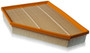MAHLE Engine Air Filter P/N:LX 1640