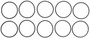 MAHLE Engine Oil Filter Adapter Gasket,Engine Water Pump Gasket P/N:72230