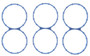 MAHLE Fuel Injection Plenum Gasket Set P/N:MS19219