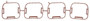 MAHLE Engine Intake Manifold Gasket Set P/N:MS19937