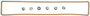 Engine Push Rod Gasket Set Mahle PS39570