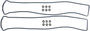 MAHLE Engine Valve Cover Gasket Set P/N:VS50049