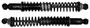 Monroe Shocks & Struts Suspension Shock Absorber and Coil Spring Assembly P/N:58646
