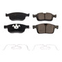 Disc Brake Pad Set-Front Z17 Low-Dust Ceramic Brake Pads with Hardware fits XC60
