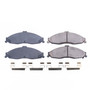 Disc Brake Pad Set-Front Z17 Low-Dust Ceramic Brake Pads with Hardware 17-749