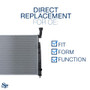 Spectra Premium Radiator P/N:CU13200