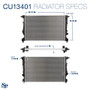 Spectra Premium Radiator P/N:CU13401