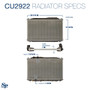 Spectra Premium Radiator P/N:CU2922